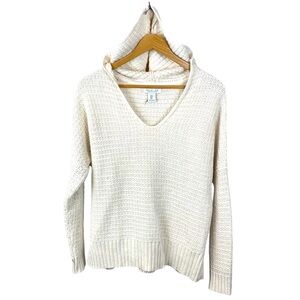 Rachel Zoe Cream Hooded Sweater